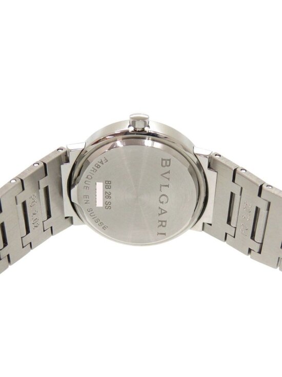Bvlgari SS Black Quartz Watch Dial main image 7